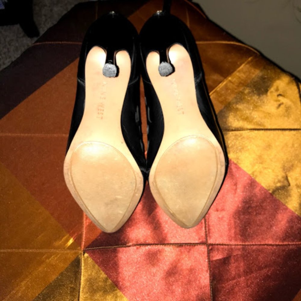 NINE WEST Black Cage Heels - Picture 6 of 7